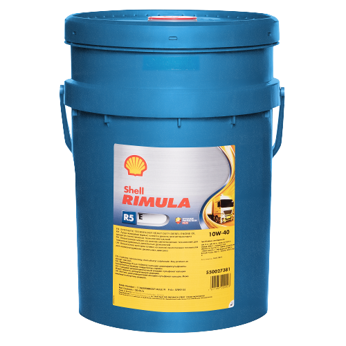 Моторное масло SHELL 10W40 RIMULA R5 E, 20л (SHELL: SHELL 10W40 RIMULA R5 E20)